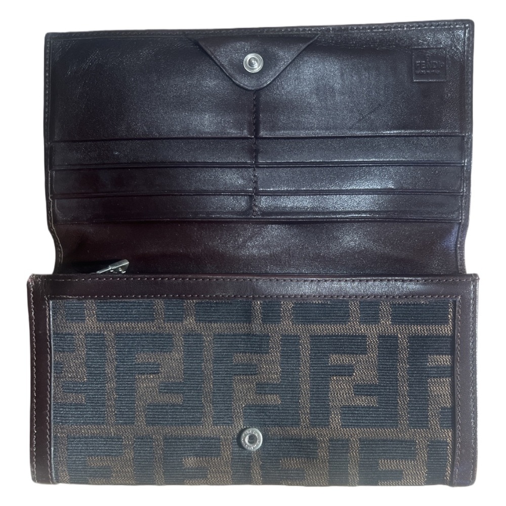 ❤️FENDI ZUCCA VINTAGEong wallet - Picture 3 of 9